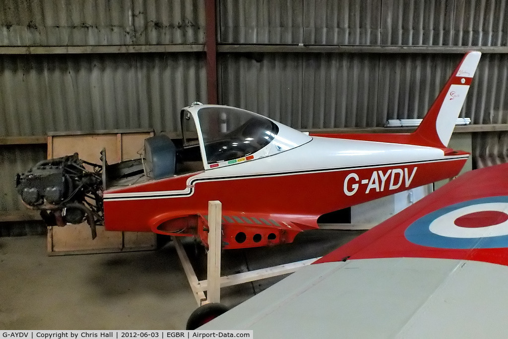 G-AYDV, 1974 Coates Swalesong SA.II Srs.1 C/N PFA 1353, at Breighton Aerodrome, North Yorkshire
