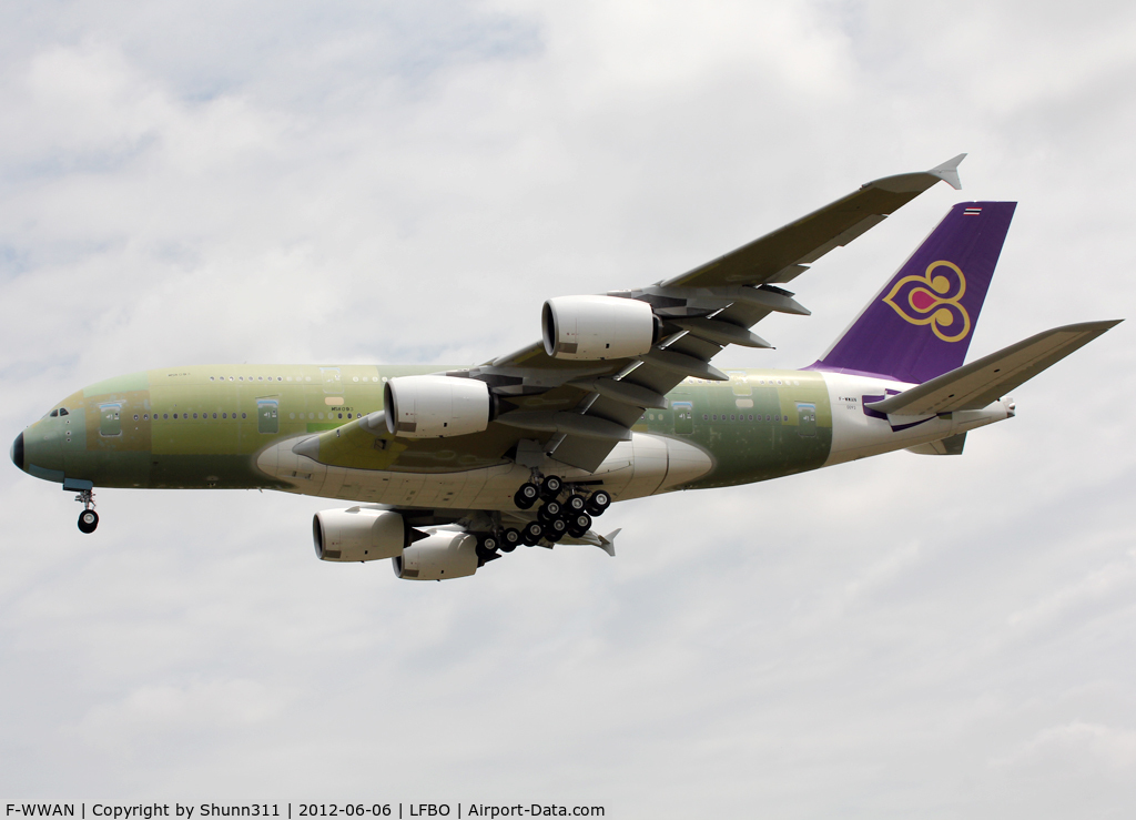 F-WWAN, 2012 Airbus A380-841 C/N 093, C/n 0093 - For Thai International Airways