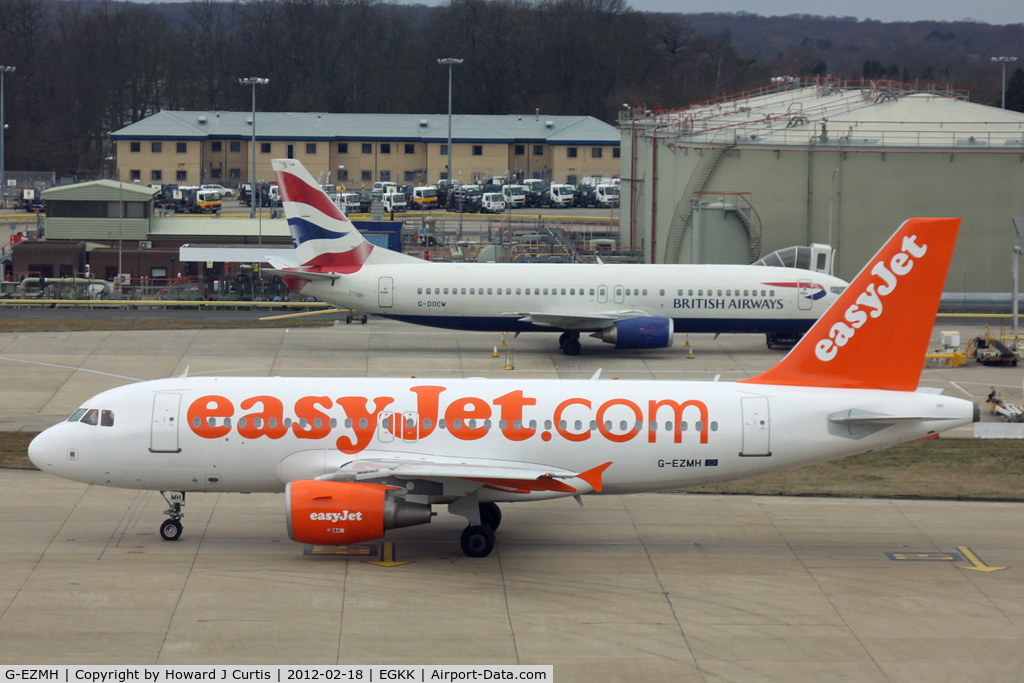 G-EZMH, 2003 Airbus A319-111 C/N 2053, Operated by easyJet.