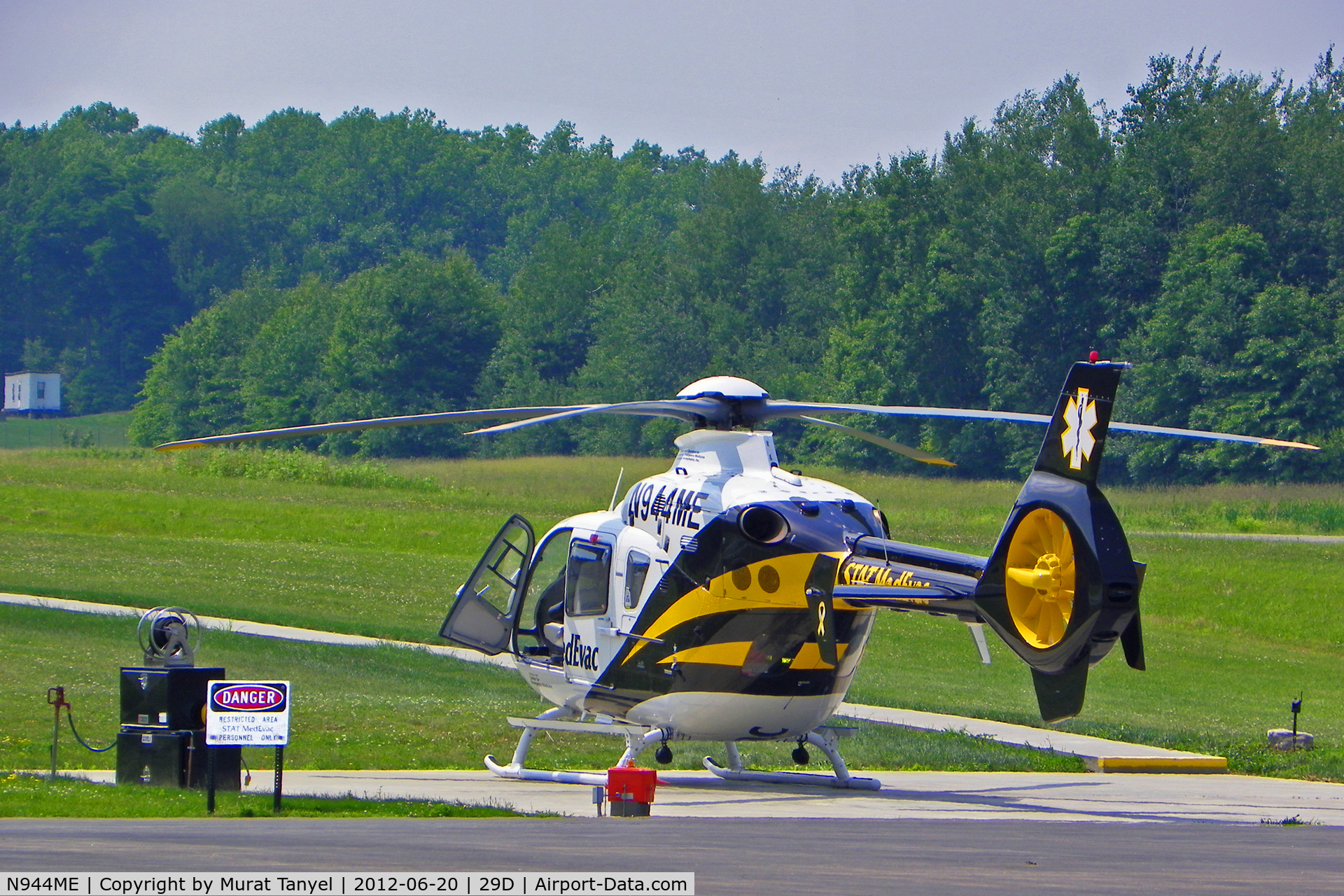 N944ME, 2010 Eurocopter EC-135T-2+ C/N 0945, Parked at Grove City Regional Airport