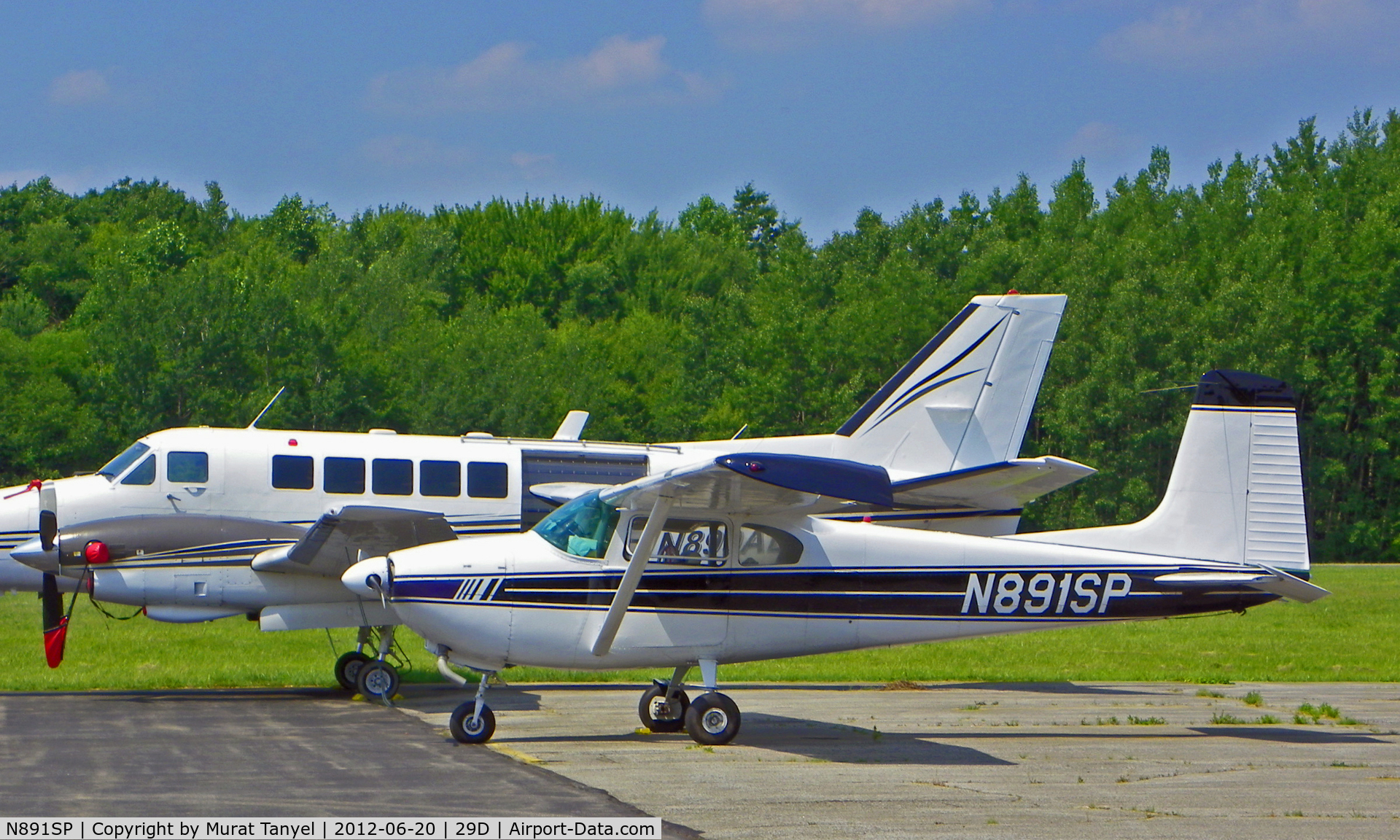 N891SP, 1957 Cessna 182A Skylane C/N 34272, Parked at Grove City Regional Airport