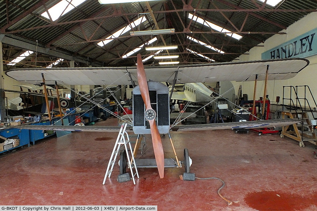 G-BKDT, Royal Aircraft Factory SE-5A Replica C/N 278, Designed by H P Folland in 1916, and built at the Royal Aircraft Factory, Farnborough, the SE.5a was a single-seat biplane ‘fighting scout’ powered by a Hispano-Suiza derived water-cooled V8 engine