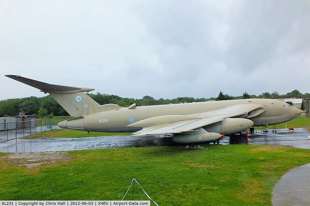 XL231, 1962 Handley Page Victor K.2 C/N HP80/76, preserved in a taxiing condition at the Yorkshire Air Museum