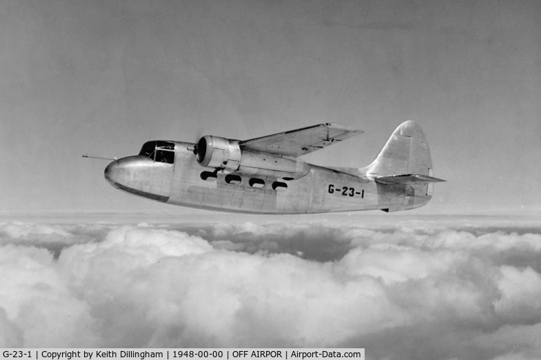 G-23-1, Percival P-50 Prince 1 C/N Not found G-23-1, Percival P.50 prototype development aircraft.