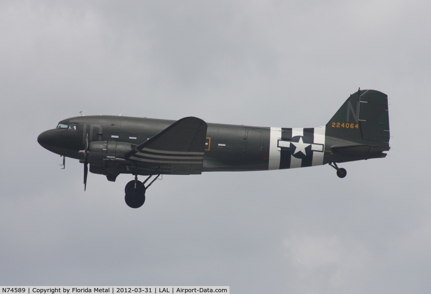 N74589, 1943 Douglas DC3C-S1C3G (C-47A) C/N 9926, C-47 Skytrain