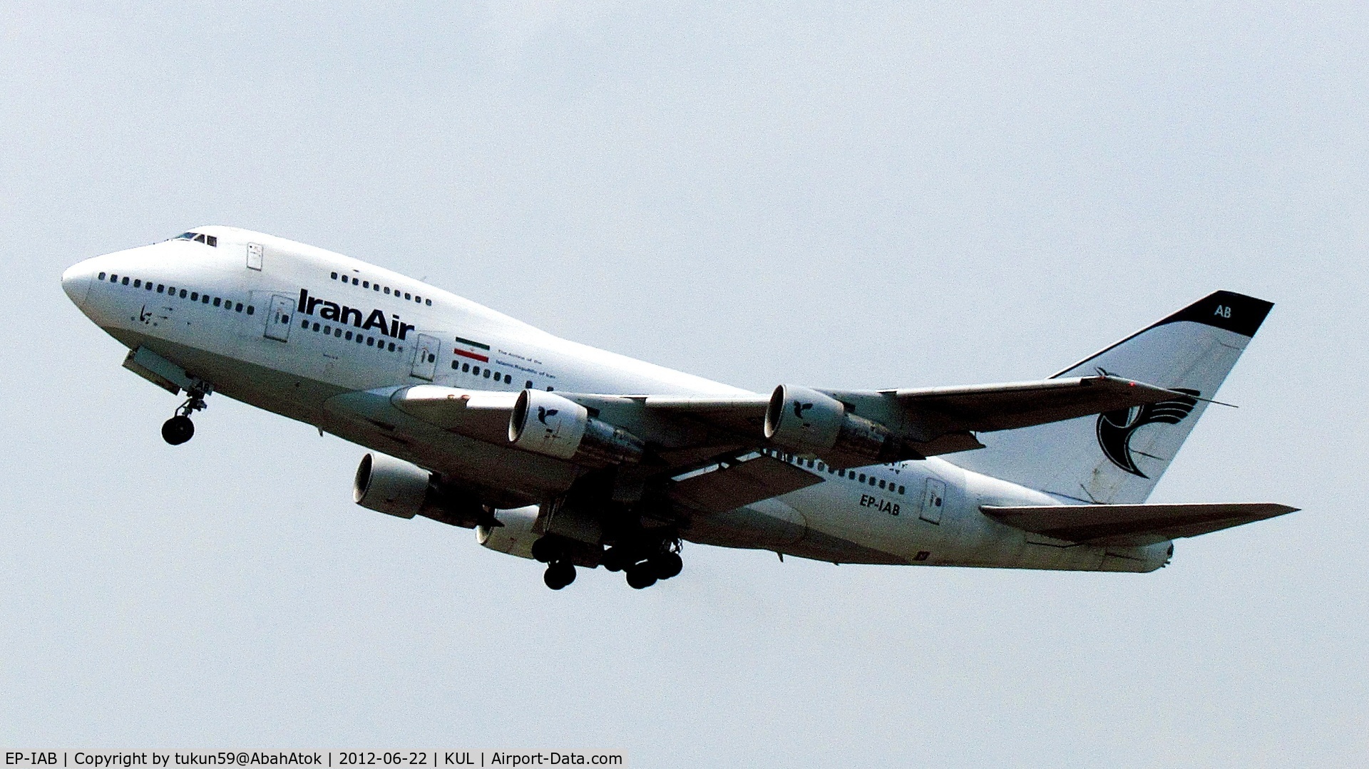 EP-IAB, 1976 Boeing 747SP-86 C/N 20999, Iran Air
