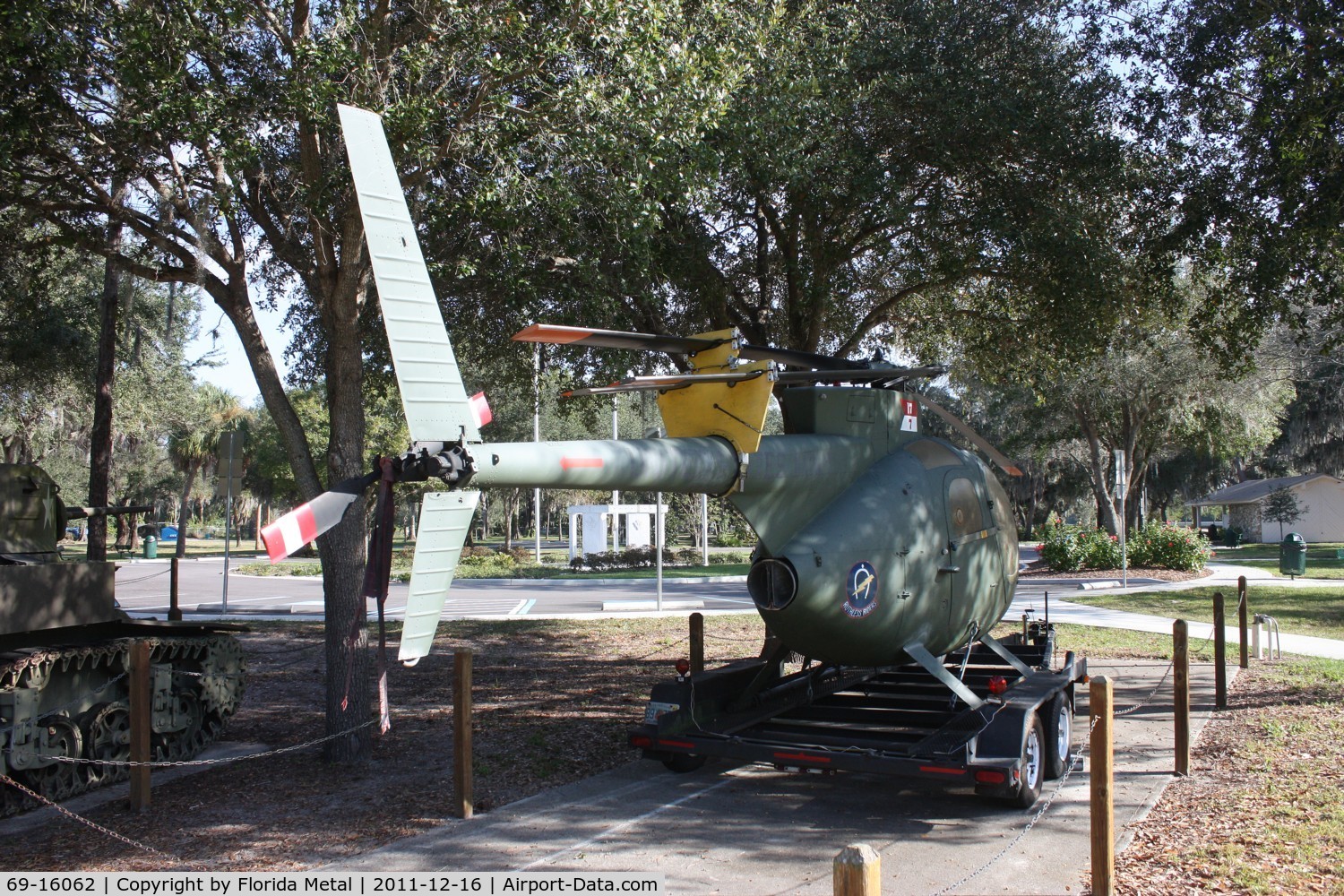 69-16062, 1969 Hughes MH-6B Cayuse C/N 1432, OH-6A Cayuse at Tampa Veterans Park
