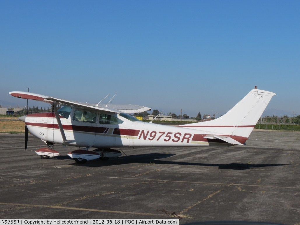 N975SR, 1968 Cessna 182L Skylane C/N 18258964, Parked in the eastside transient parking area