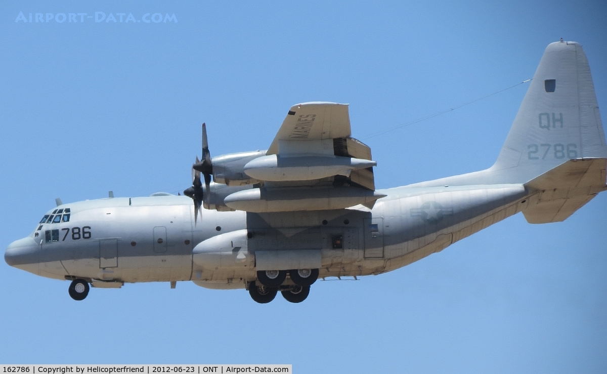 162786, 1983 Lockheed KC-130T Hercules C/N 382-5011, USMC Reserve units still operate 28 KC-130T aircraft. Former USAF 83 - 0504 (c/n 382-5011) to US Marine Corps as BuNo 162786