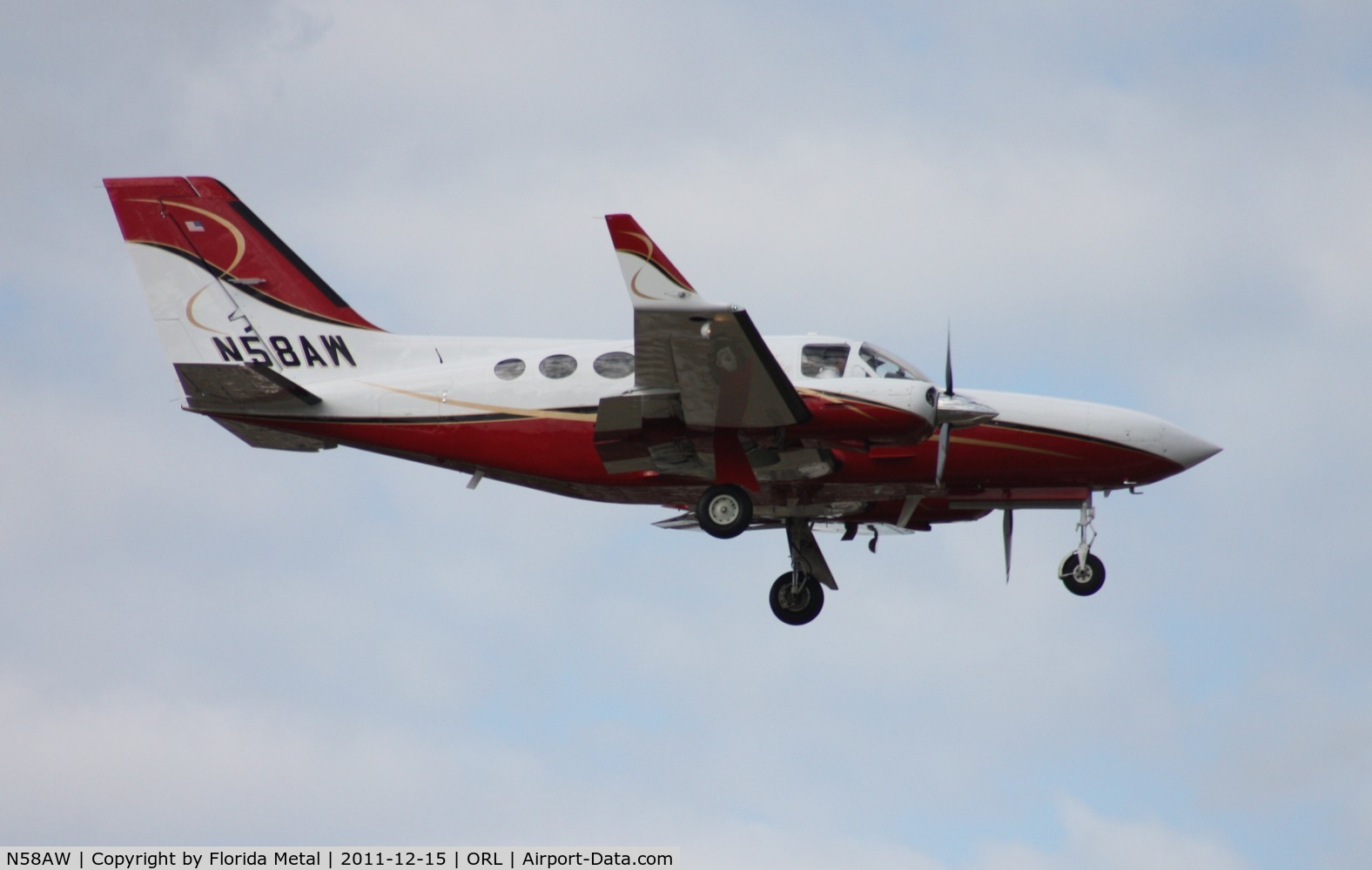 N58AW, Cessna 414A Chancellor C/N 414A0276, Cessna 414A