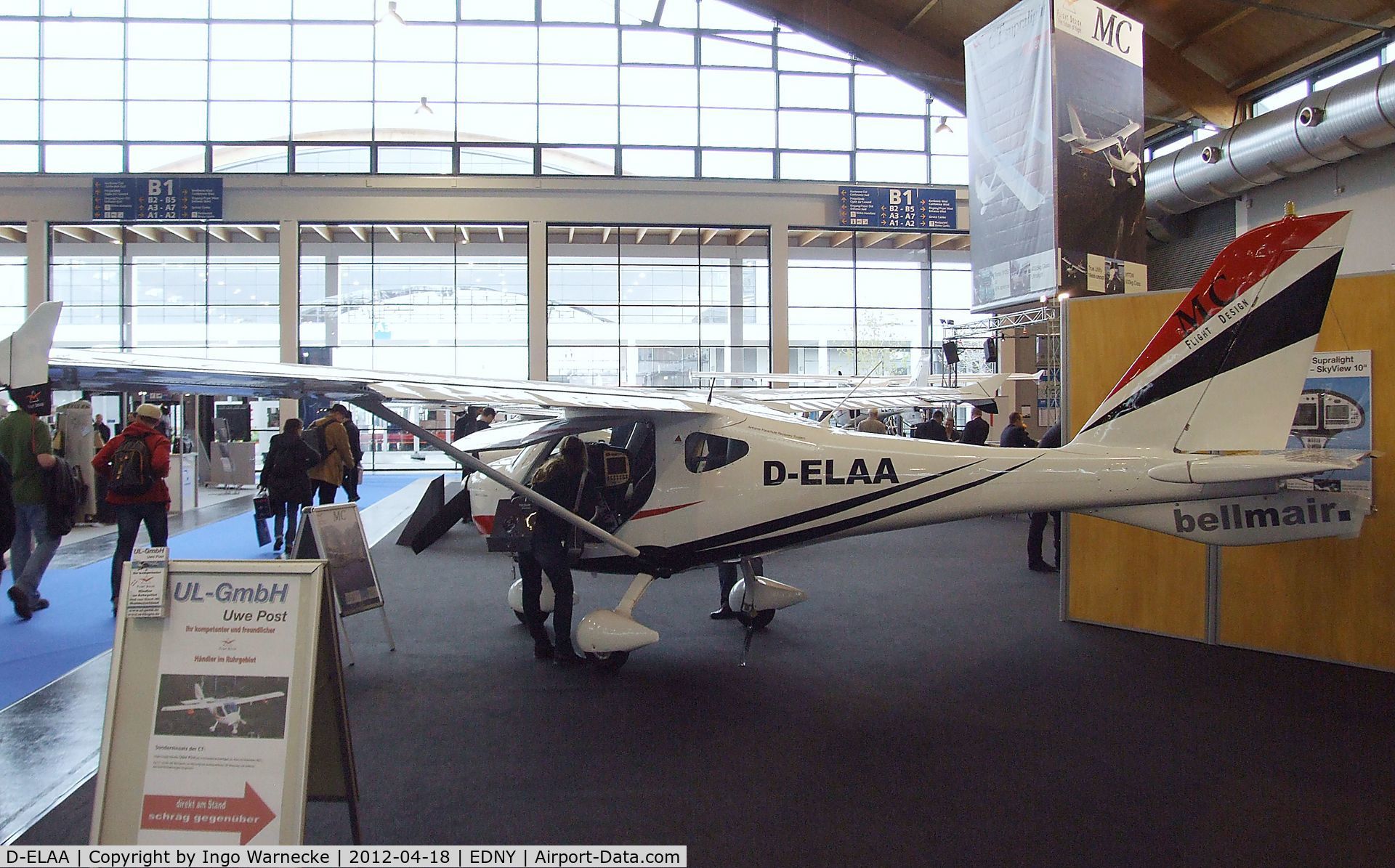 D-ELAA, Flight Design MC C/N Not found D-ELAA, Flight Design MC at the AERO 2012, Friedrichshafen