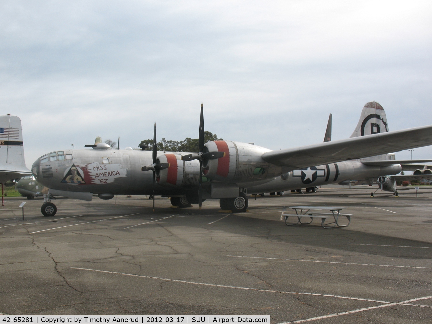 42-65281, 1942 Boeing B-29-25-MO C/N 3456, Miss America '62