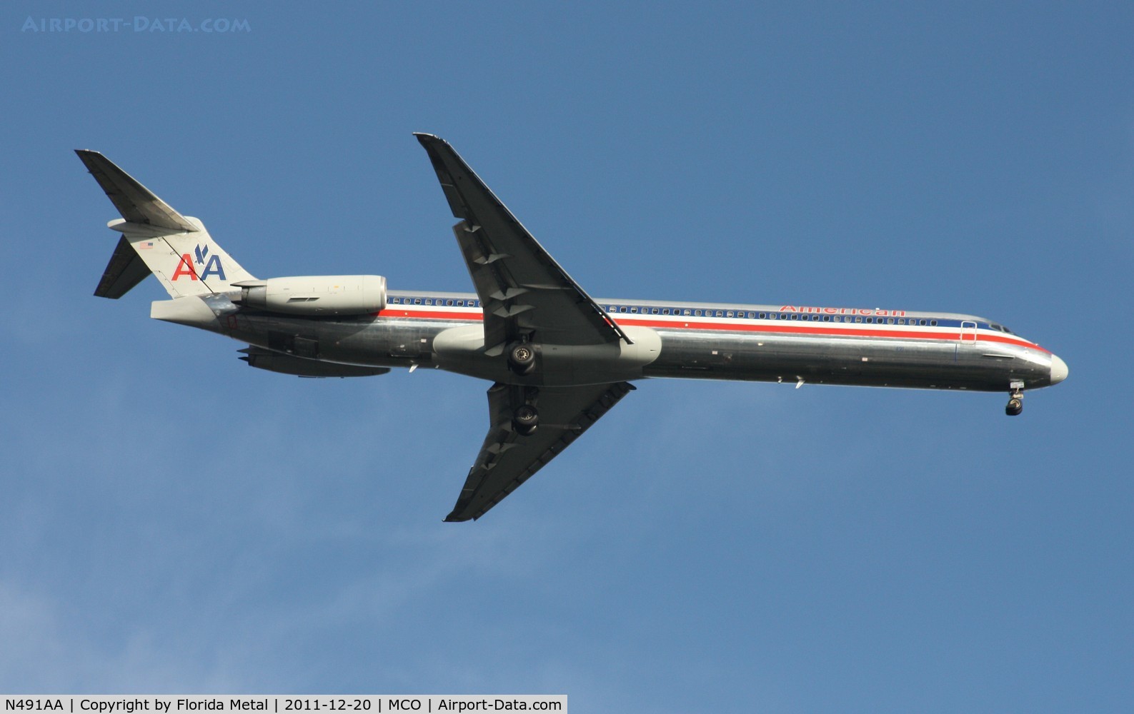 N491AA, 1989 McDonnell Douglas MD-82 (DC-9-82) C/N 49684, American MD-82