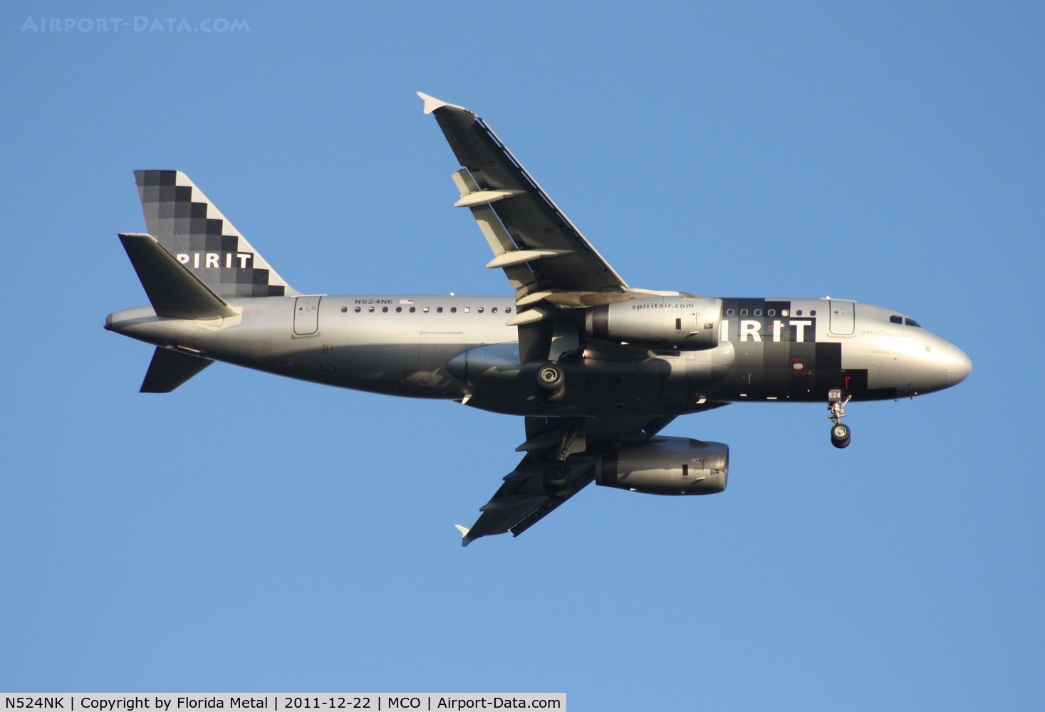 N524NK, 2006 Airbus A319-132 C/N 2929, Spirit A319