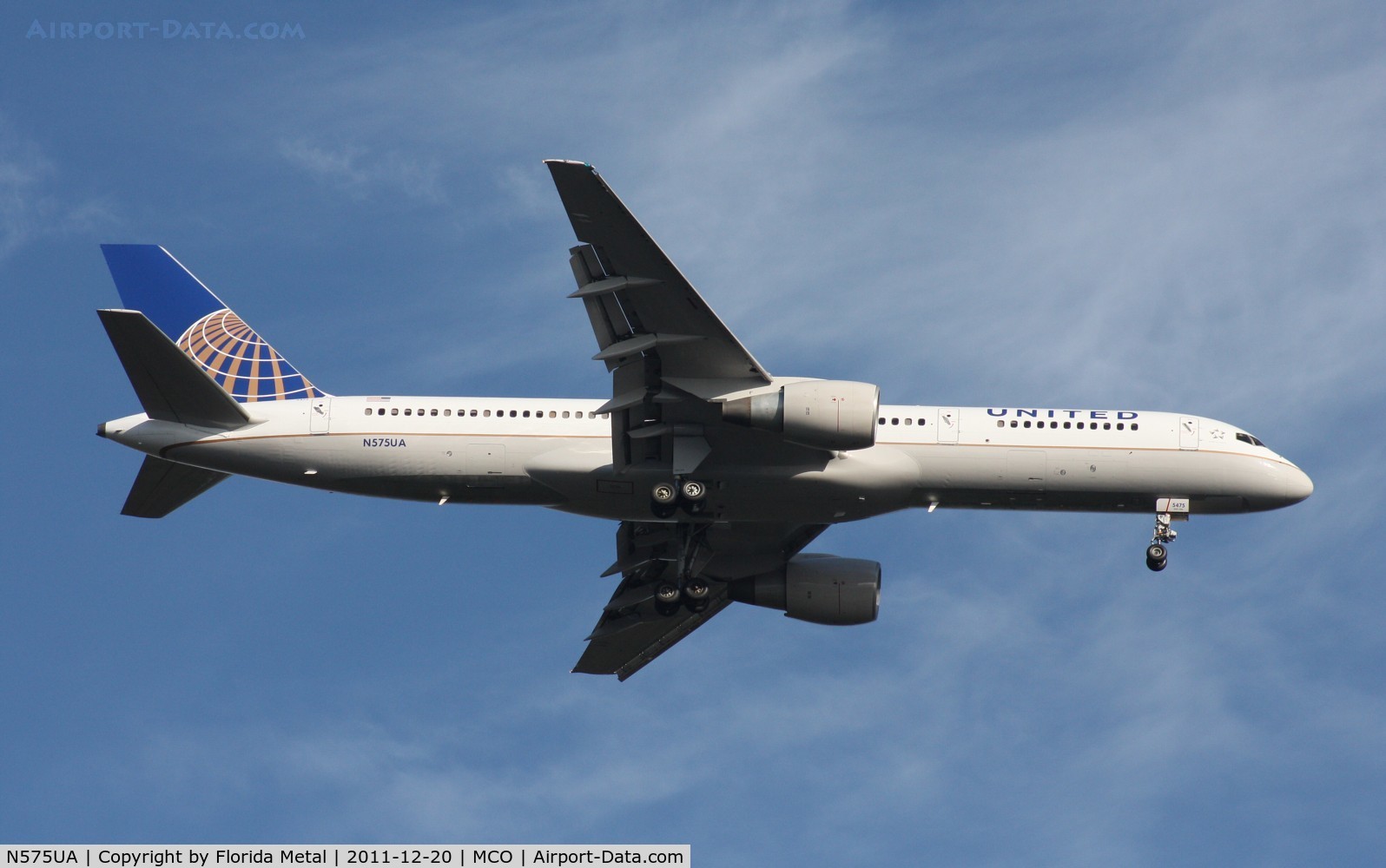 N575UA, 1993 Boeing 757-222 C/N 26689, United 757
