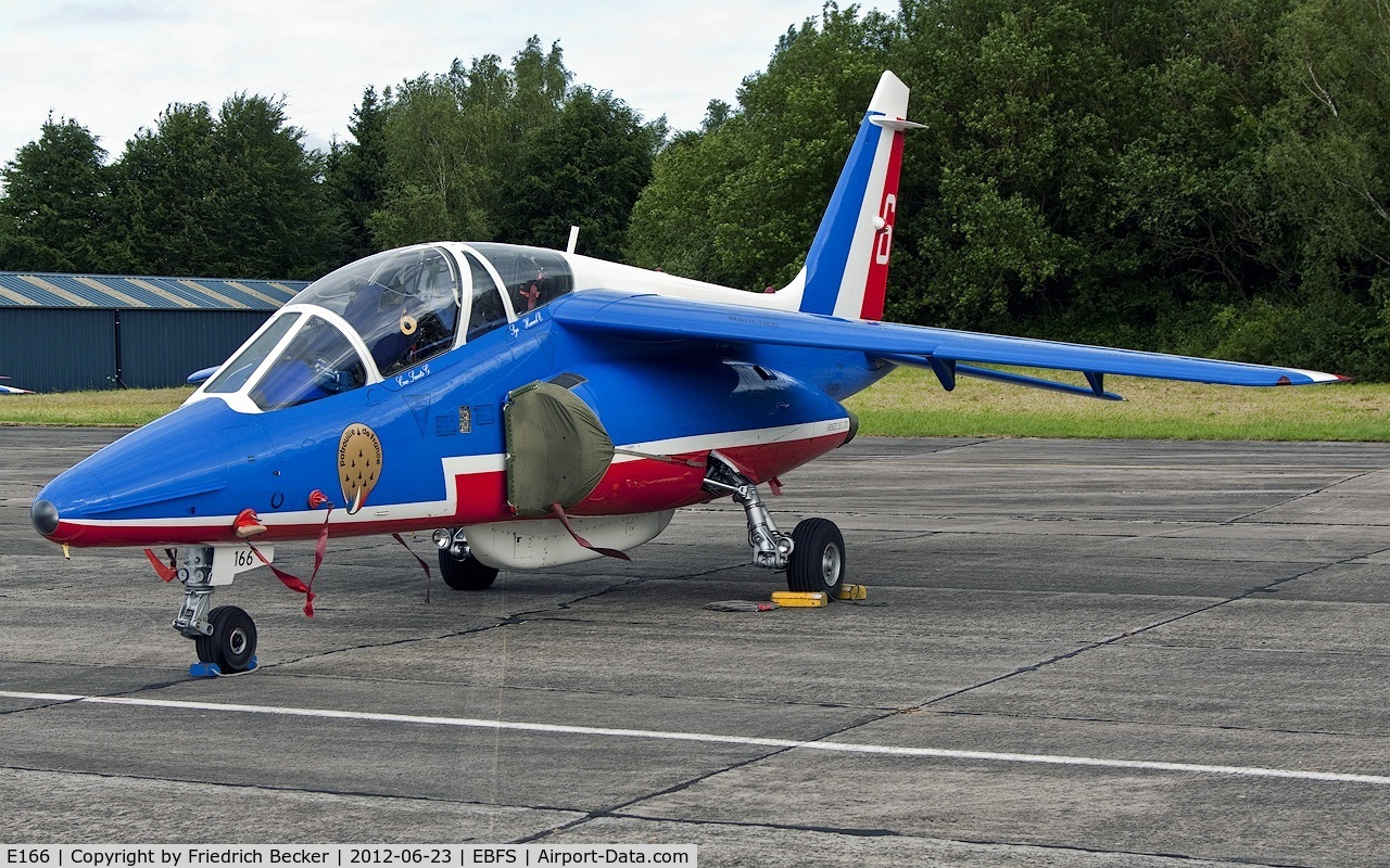 E166, Dassault-Dornier Alpha Jet E C/N E166, static display