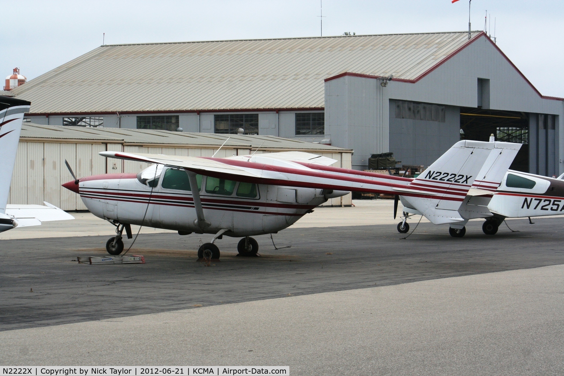 N2222X, 1965 Cessna 337 Super Skymaster C/N 337-0122, Parked by the wash rack