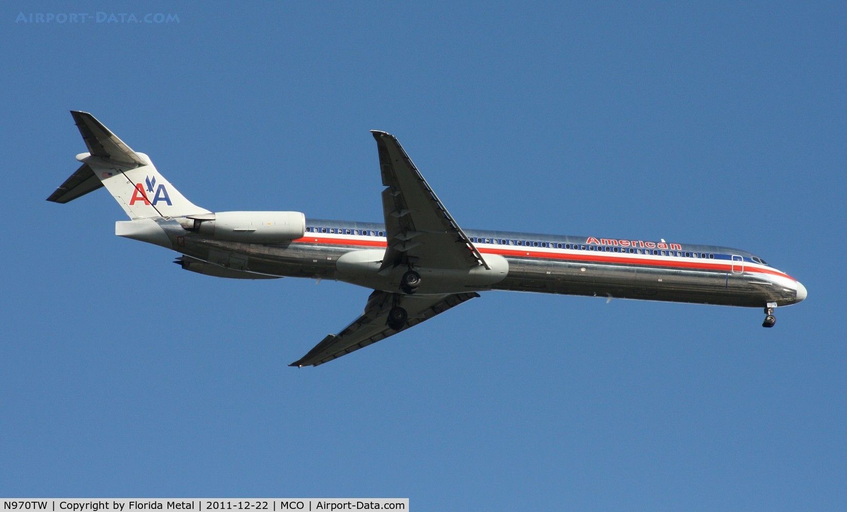 N970TW, 1999 McDonnell Douglas MD-83 (DC-9-83) C/N 53620, American MD-83