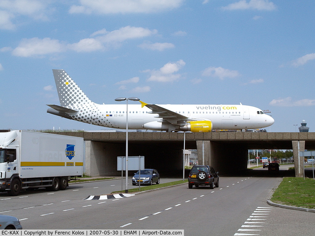 EC-KAX, 2007 Airbus A320-214 C/N 3040, AMS