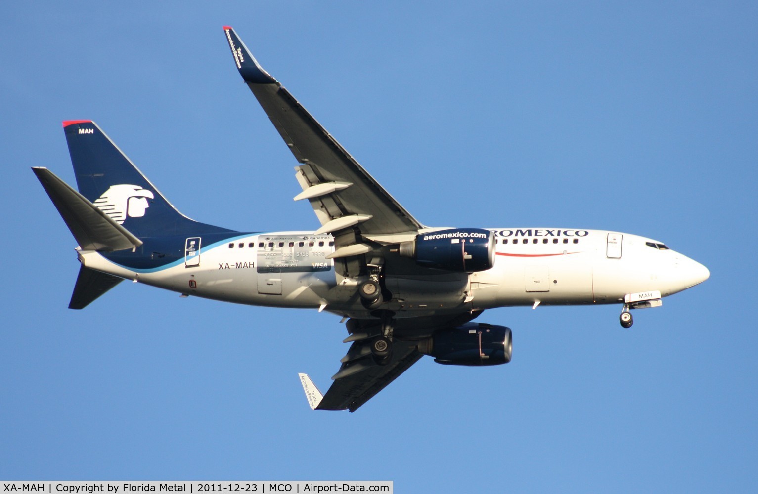 XA-MAH, 2007 Boeing 737-752 C/N 35122, Aeromexico Visa 737