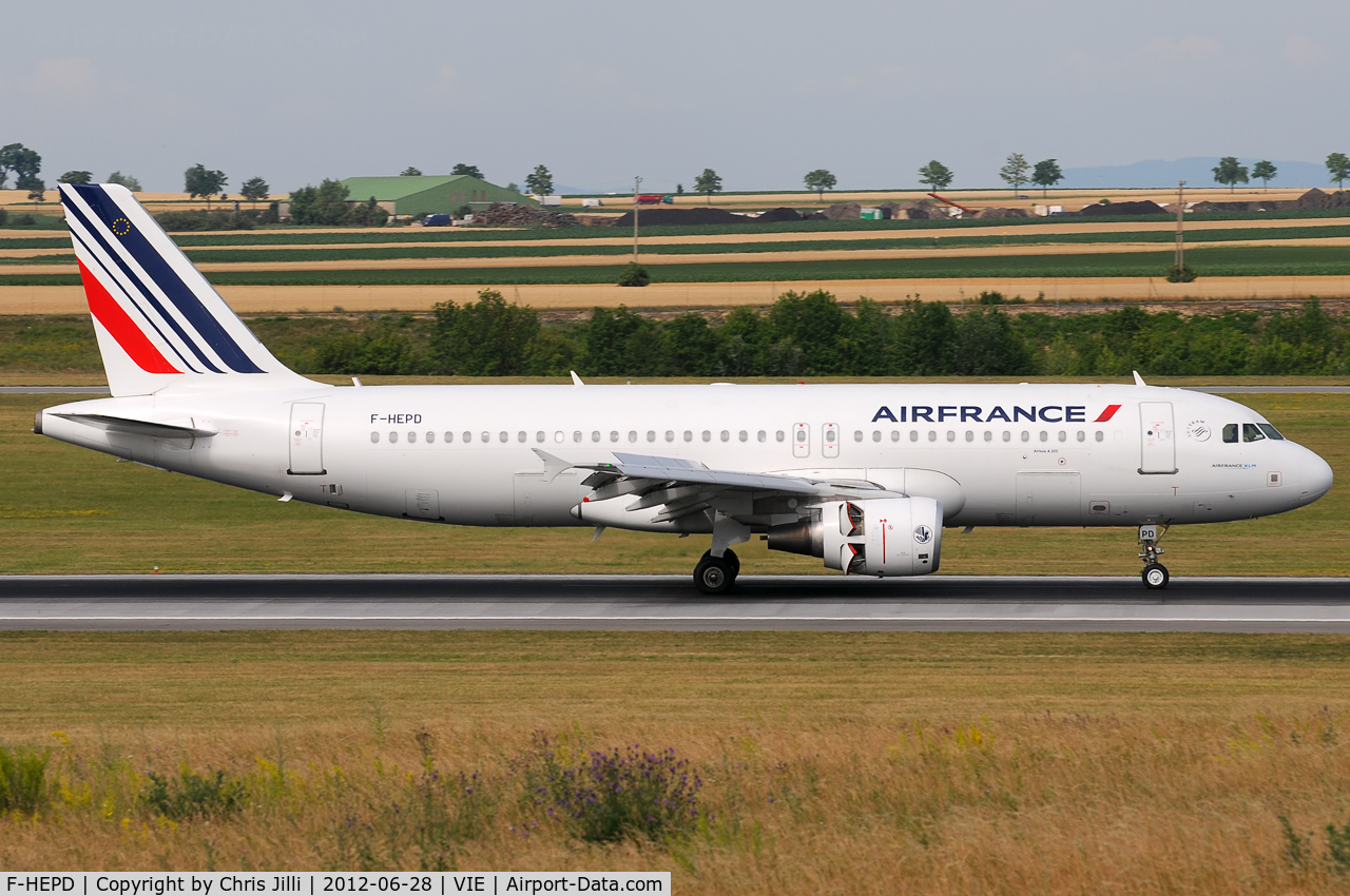 F-HEPD, 2010 Airbus A320-214 C/N 4295, Air France