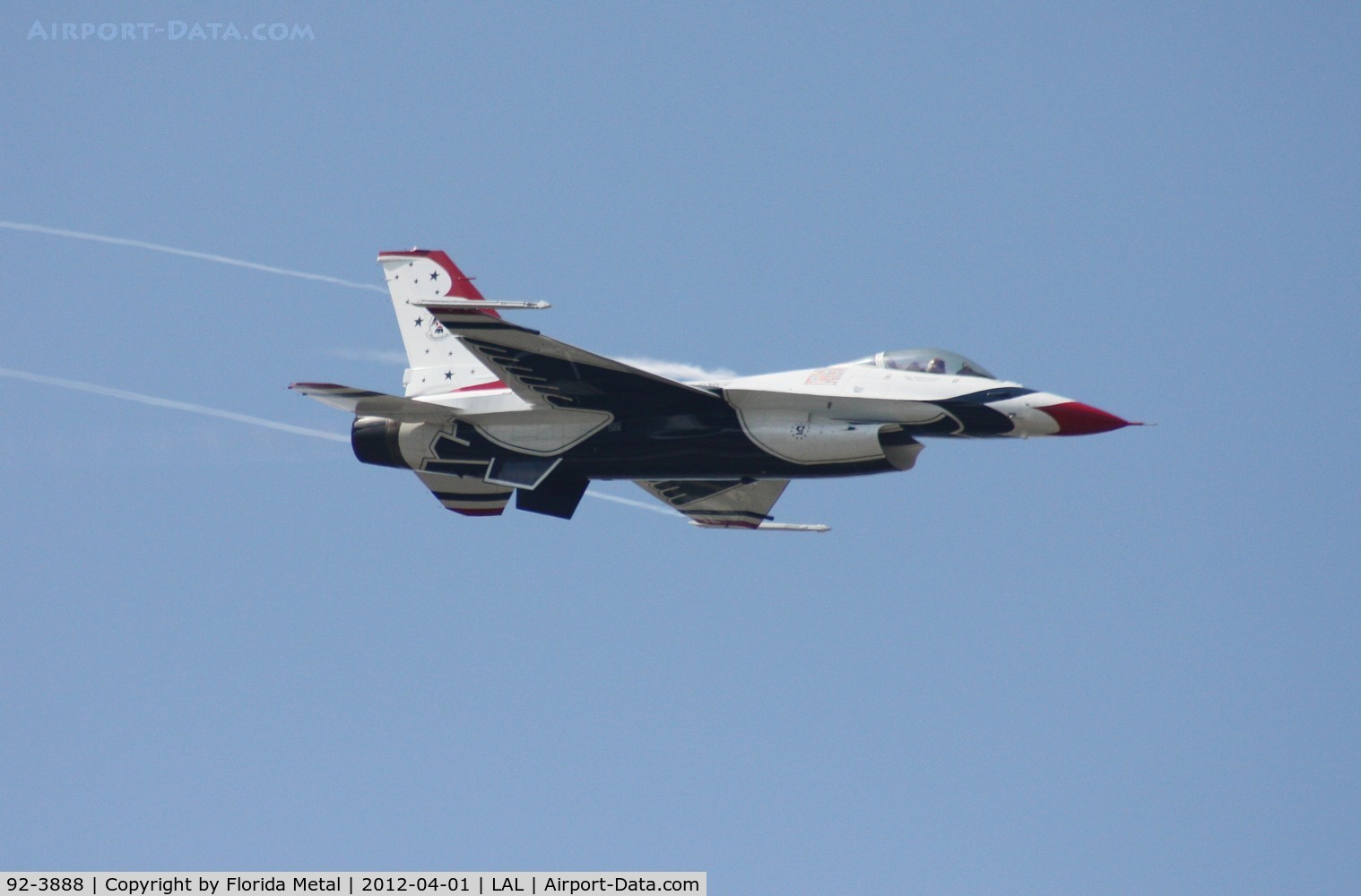 92-3888, General Dynamics F-16CJ Fighting Falcon C/N CC-130, Thunderbirds #5