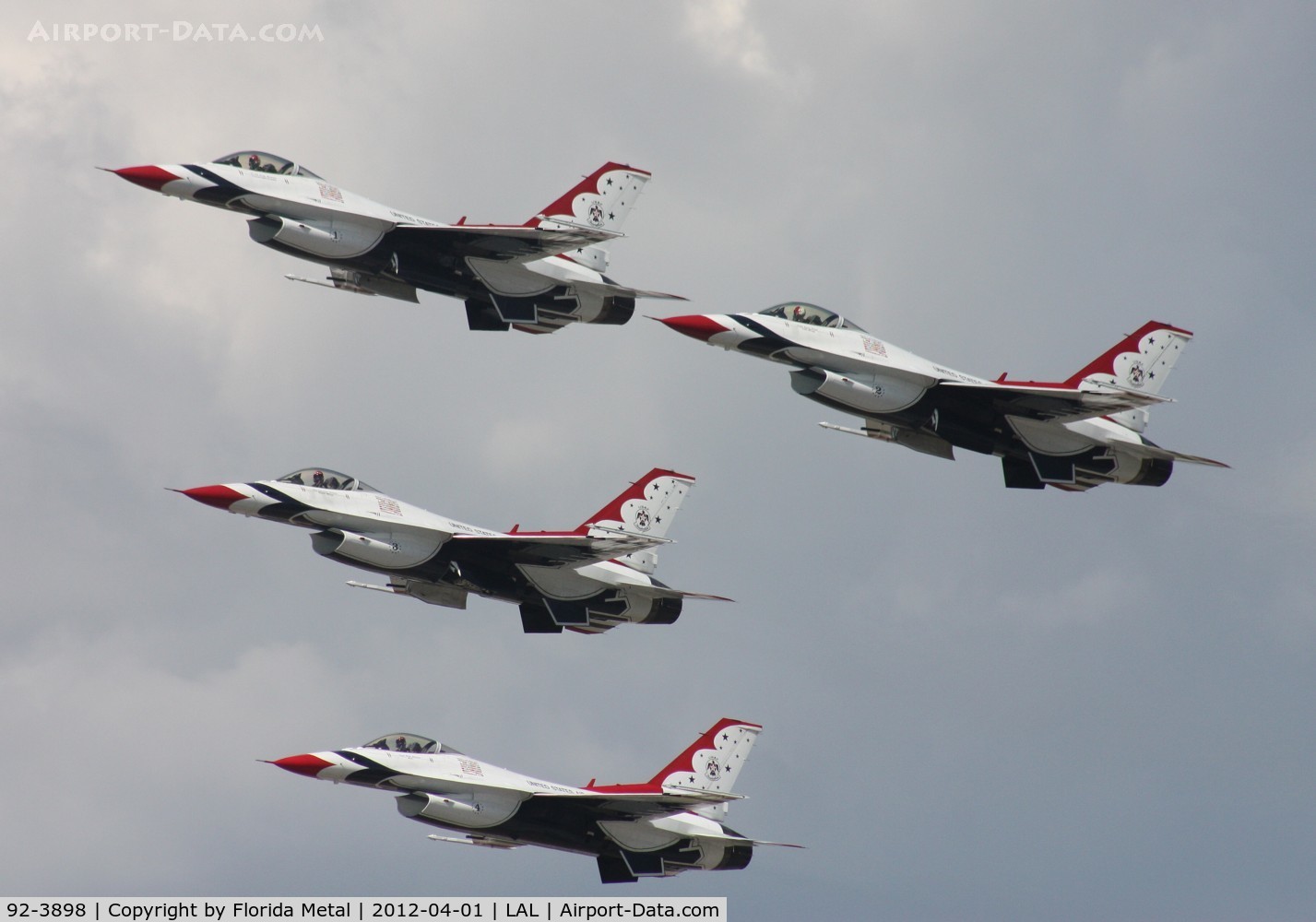 92-3898, General Dynamics F-16CJ Fighting Falcon C/N CC-140, Thunderbirds #1