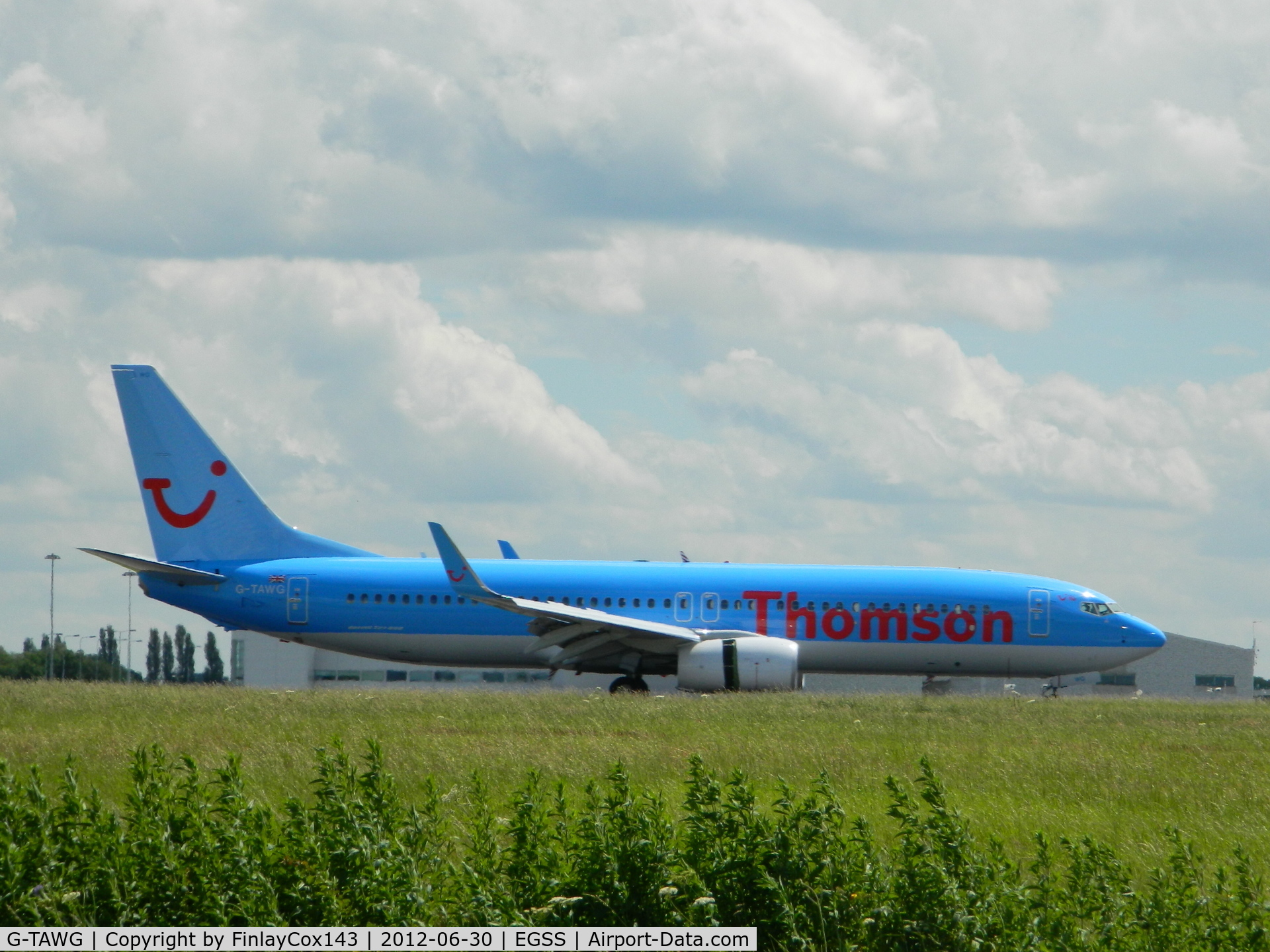 G-TAWG, 2012 Boeing 737-8K5 C/N 37266, Thomson Boeing 737-8K5 at London Stansted