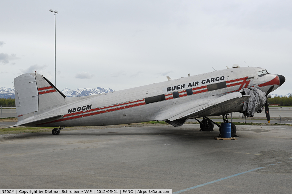 N50CM, 1944 Douglas DC3C-S1C3G (C-47A) C/N 13346, Bush Air Cargo DC3