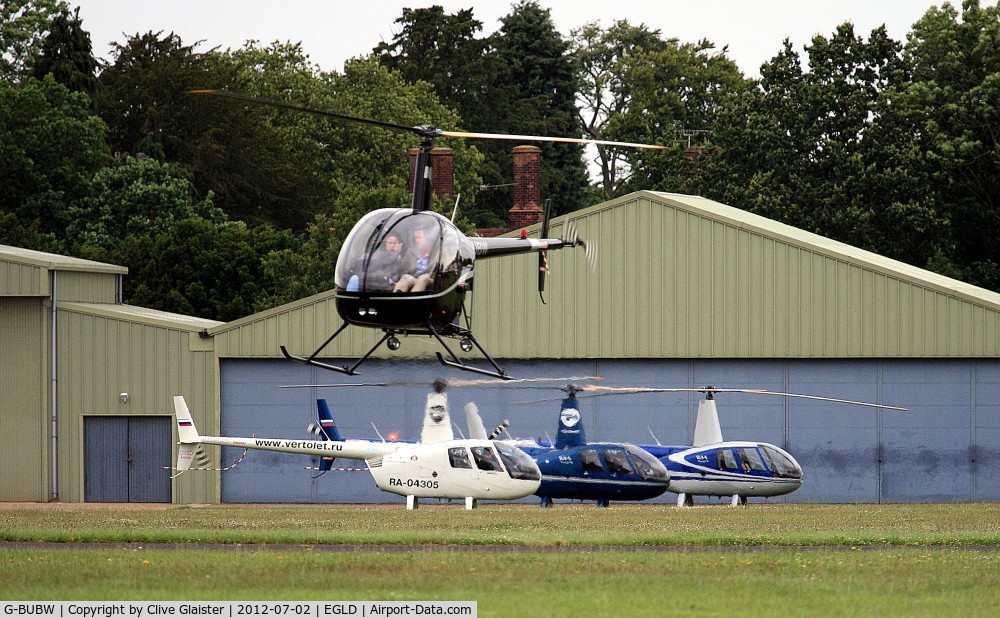 G-BUBW, 1992 Robinson R22 Beta C/N 2048, Originally owned to & Trading as, Forth Helicopters in February 1992 & Currently with, HQ Aviation Ltd since May 2012. Two Russian R44's are making a tour through Europe. See; http://tinyurl.com/bnt6z25