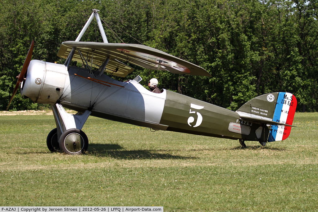 F-AZAJ, 1927 Morane-Saulnier MS-138EP-2 C/N 3220/138, visitor at the annual air show at LFFQ