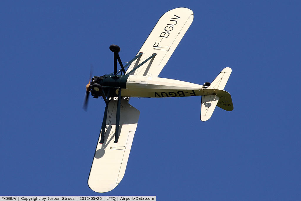 F-BGUV, Morane-Saulnier MS.317 C/N 297, visitor at the annual airshow at LFFQ