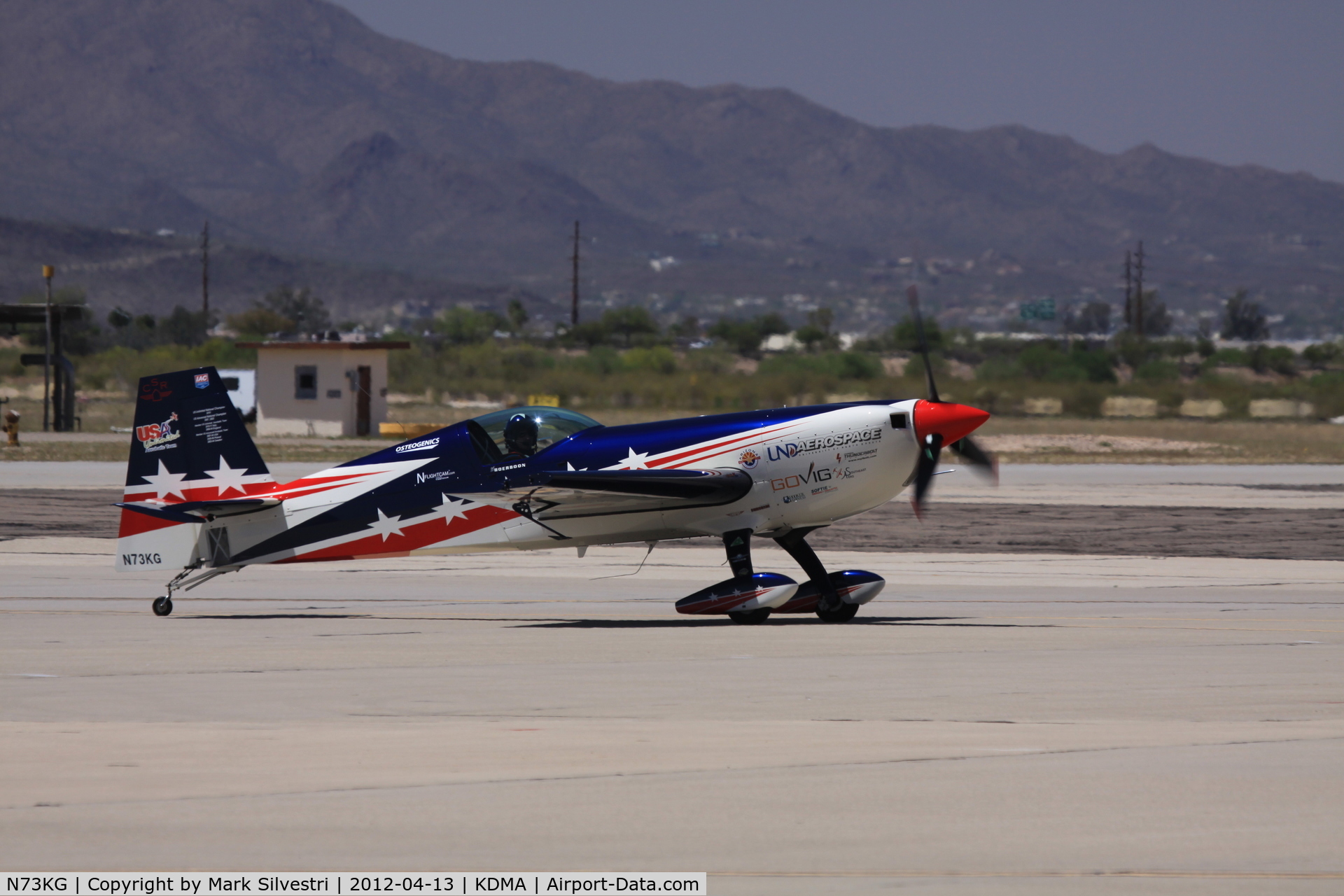 N73KG, Extra EA-330SC C/N SC014E, Davis Monthan Airshow Practice Day