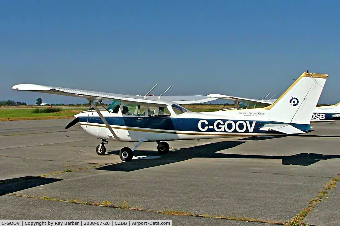 C-GOOV, 1981 Cessna 172P C/N 17275375, Seen here at Boundary Bay British Columbia~C.