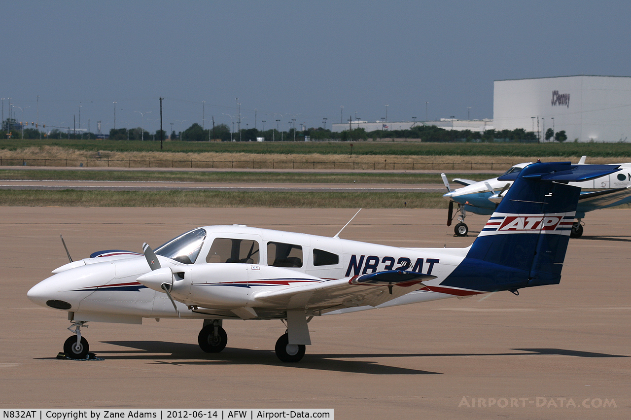 N832AT, 2012 Piper PA-44-180 Seminole C/N 4496312, At Alliance Airport - Fort Worth, TX