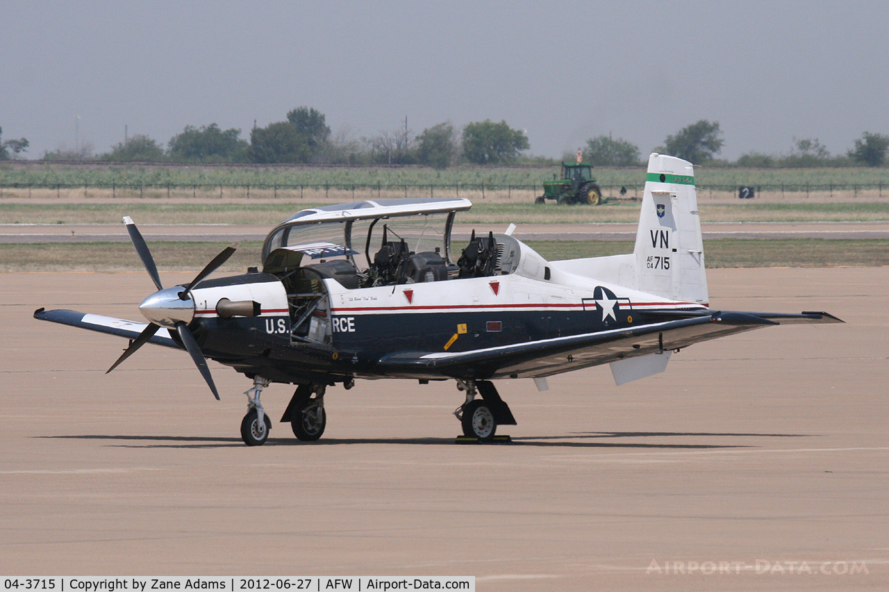 04-3715, 2004 Raytheon T-6A Texan II C/N PT-267, At Alliance Airport - Fort Worth, TX