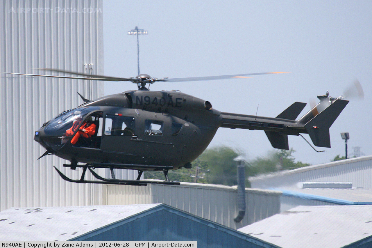 N940AE, Eurocopter-Kawasaki EC-145 (BK-117C-2) C/N 9377, At Grand Prairie Municipal