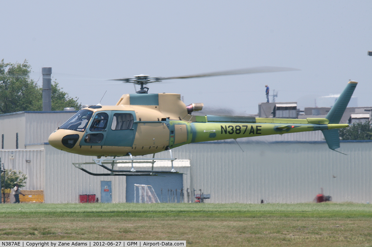 N387AE, 2012 Eurocopter AS-350B-3 Ecureuil Ecureuil C/N 7391, At Grand Prairie Municipal