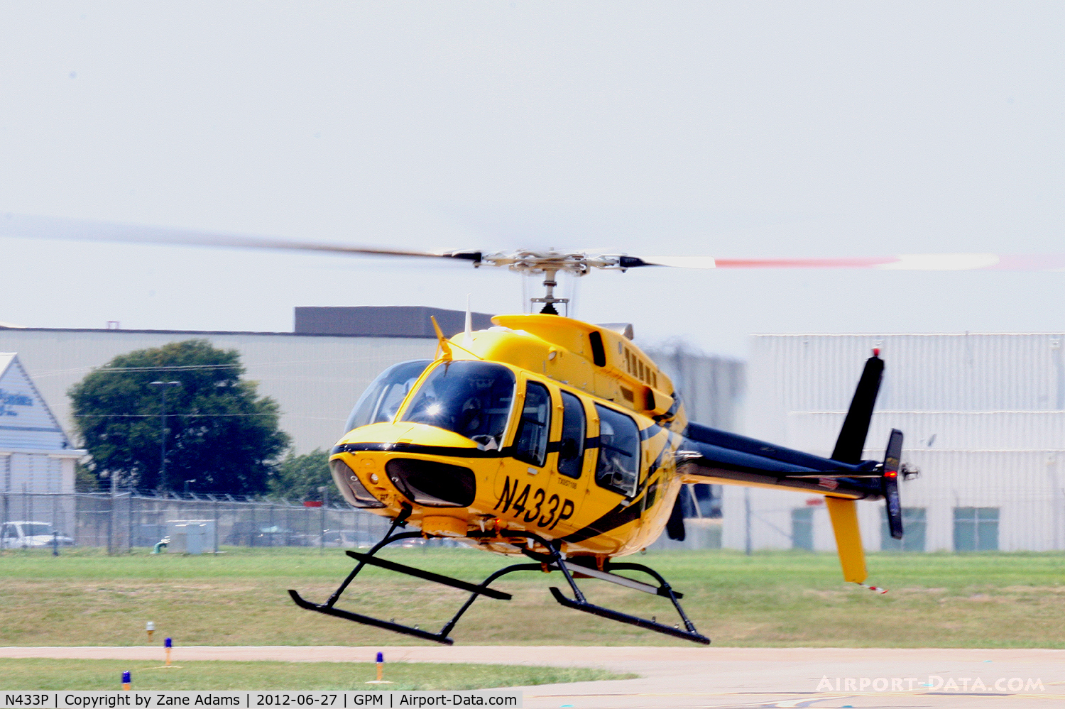 N433P, Bell 407 C/N 53861, At Grand Prairie Municipal