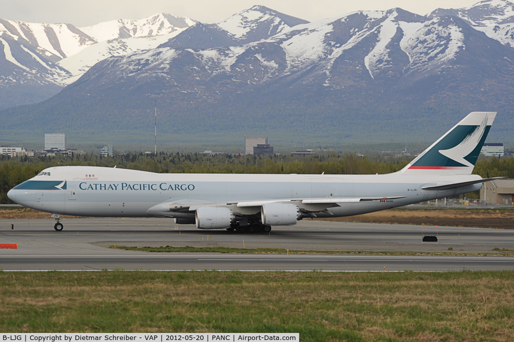 B-LJG, 2012 Boeing 747-867F C/N 39244, Cathay Pacific Boeing 747-8