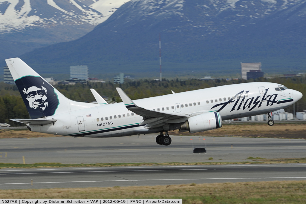 N627AS, 2001 Boeing 737-790 C/N 30794, Alaska Airlines Boeing 737-700