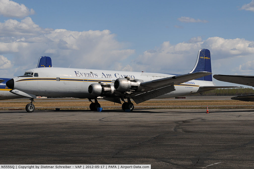 N555SQ, 1957 Douglas DC-6B C/N 45137, Everts DC6