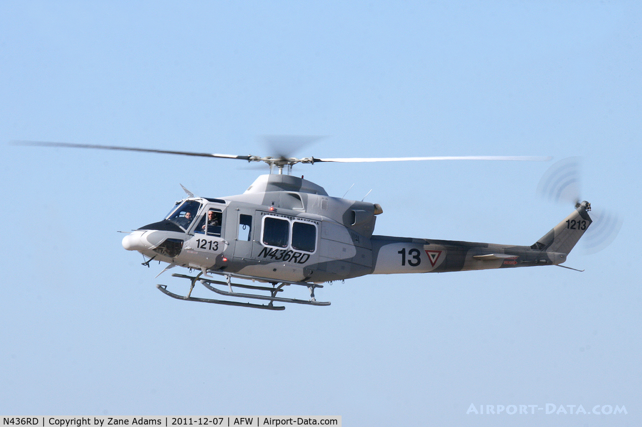 N436RD, Bell 412EP C/N 36551, Mexican Army Huey At Alliance Airport - Fort Worth, TX