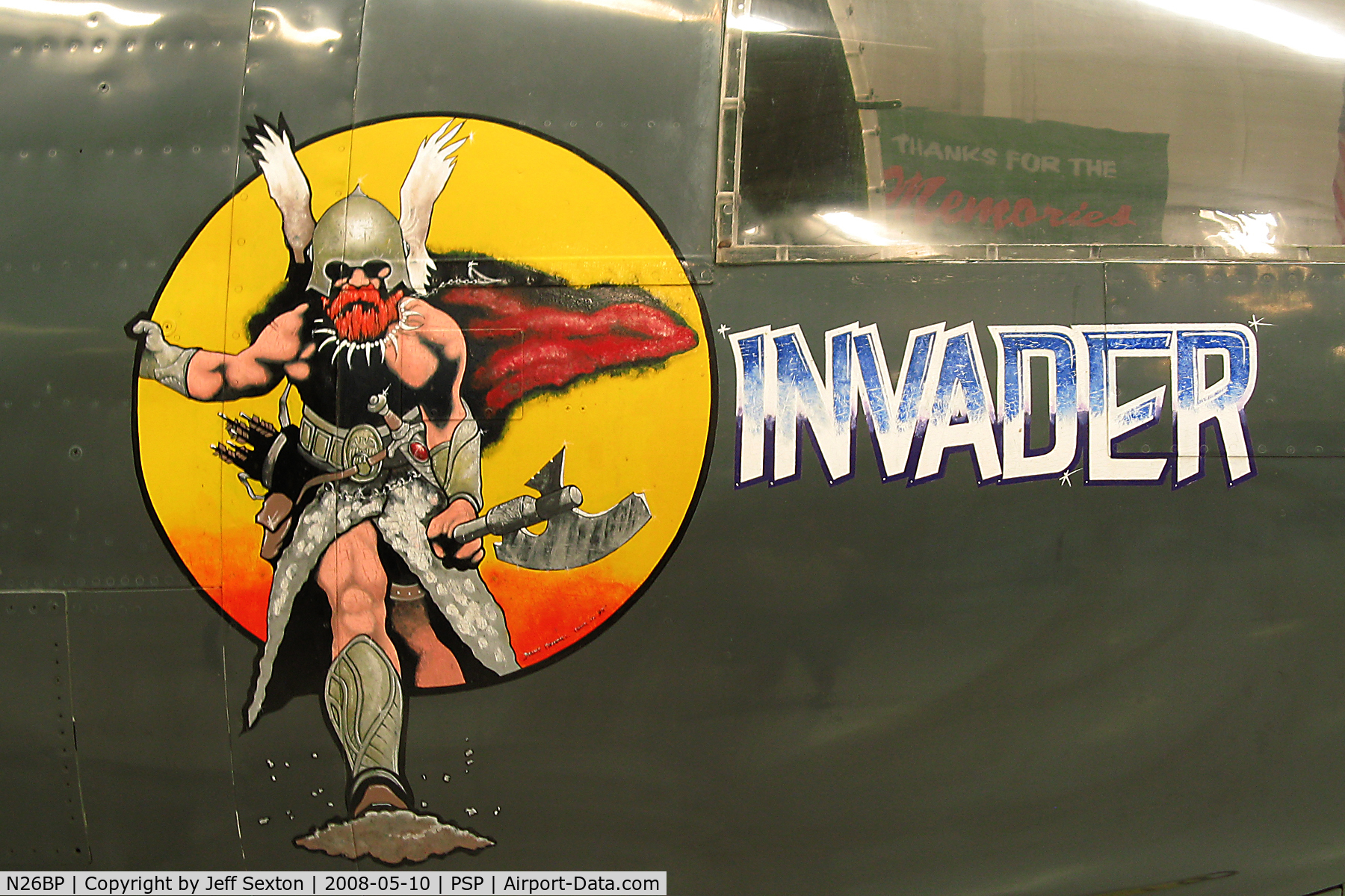 N26BP, 1944 Douglas A-26B Invader Invader C/N 7072, Palm Springs Air Museum