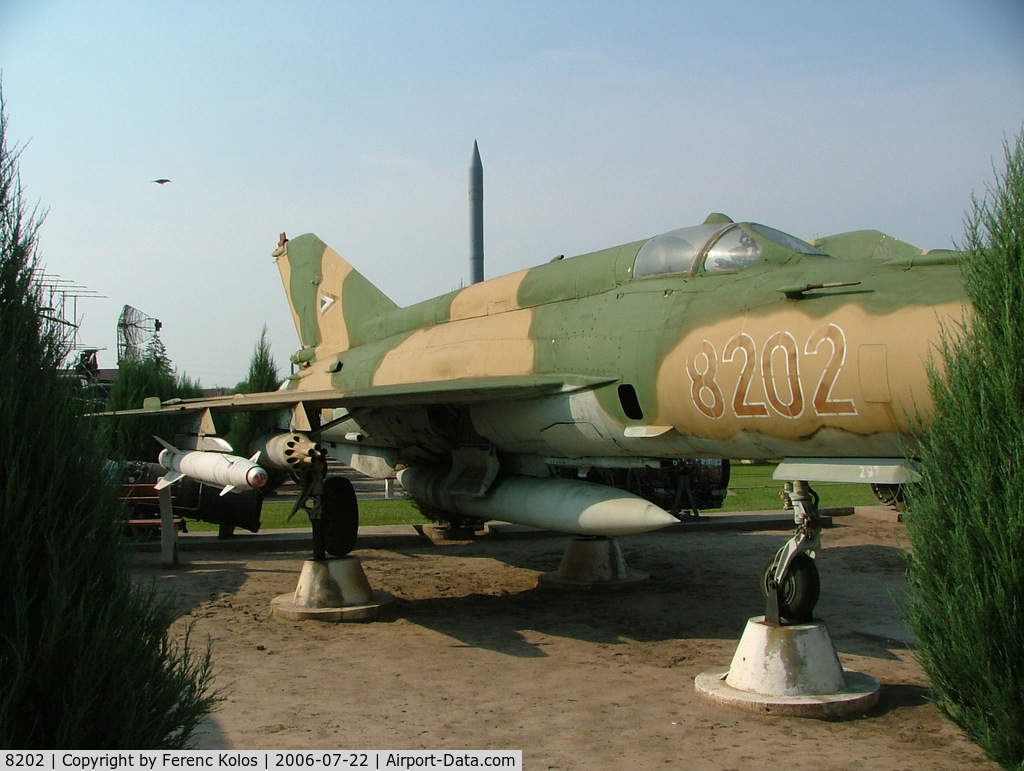 8202, 1974 Mikoyan-Gurevich MiG-21MF C/N 968202, Kecel