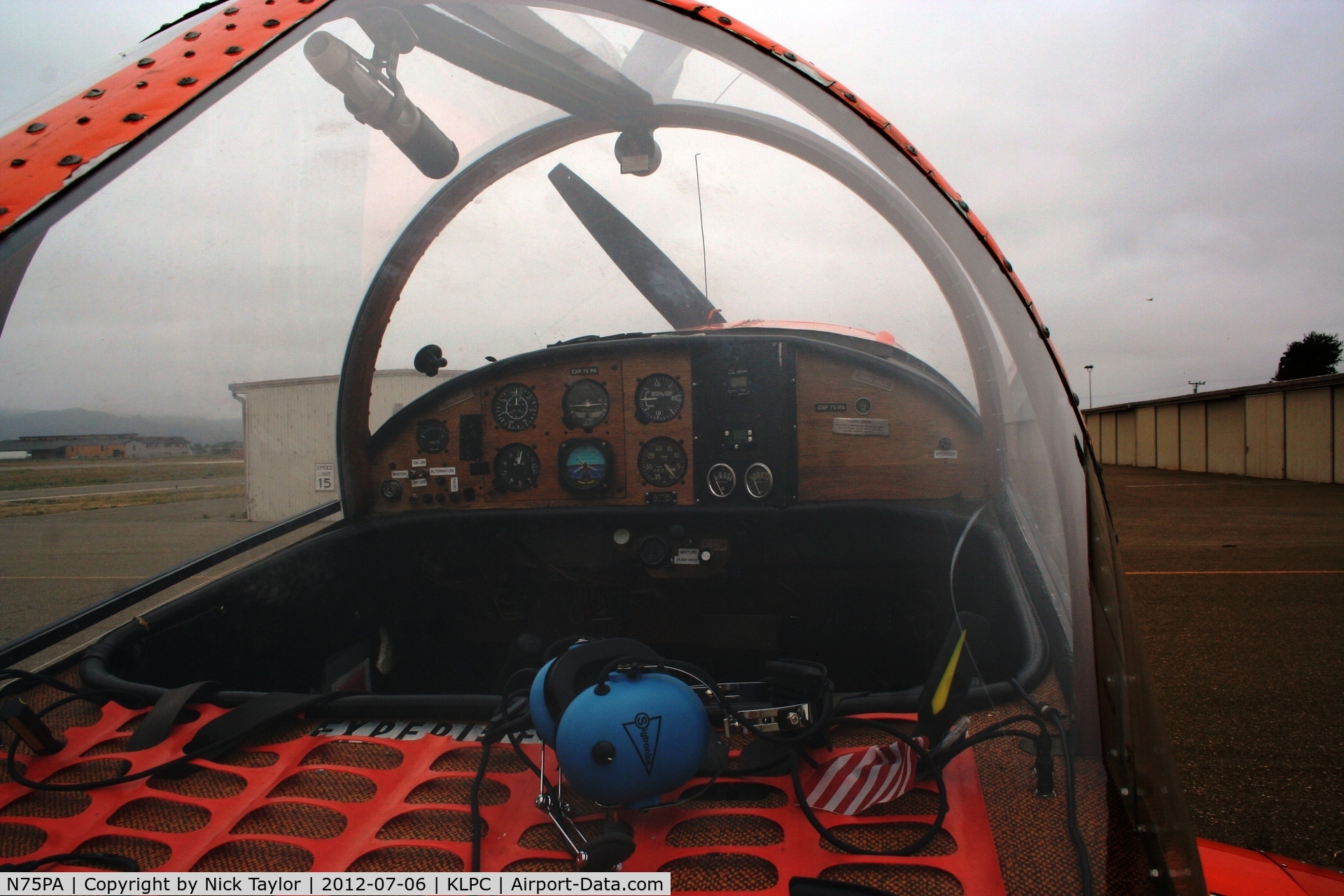 N75PA, 1975 Bowers Model 4 C/N 4-1, Cockpit