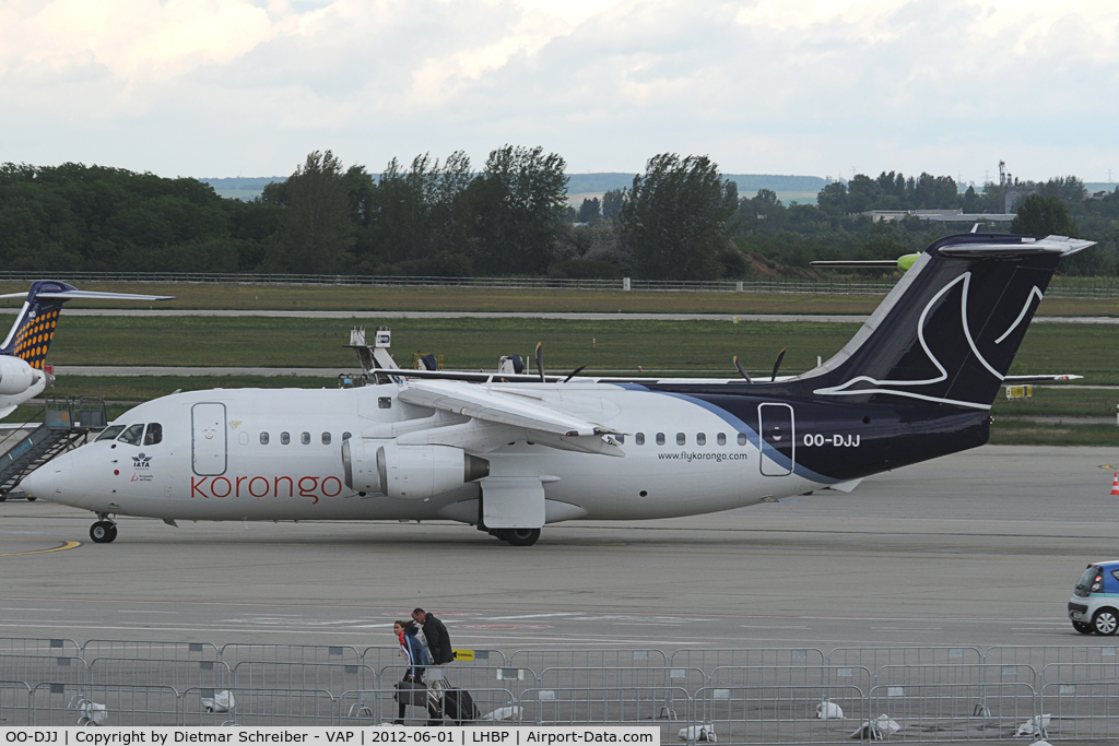 OO-DJJ, 1991 British Aerospace BAe.146-200 C/N E2196, Korongo Bae 146