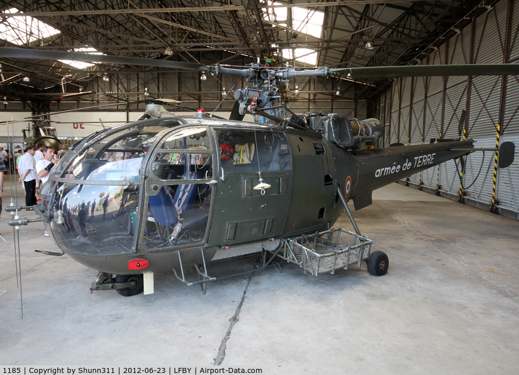 1185, Aérospatiale SA-316B Alouette III C/N 1185, Preserved by Dax ALAT Museum and seen during Open Day 2012