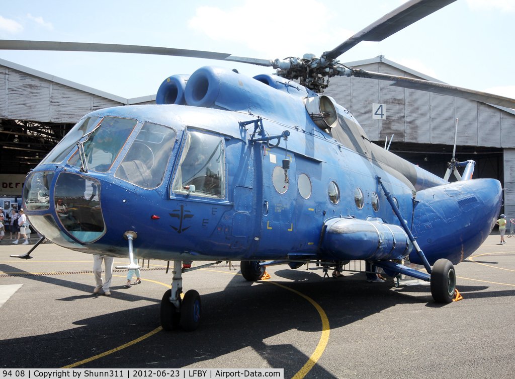94 08, Mil Mi-8TB Hip C/N 10568, Preserved by Dax ALAT Museum and seen during Open Day 2012