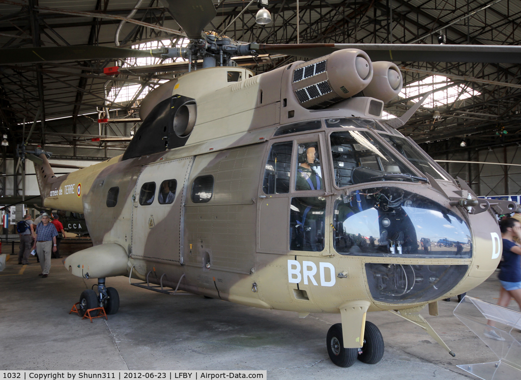 1032, Aérospatiale SA-330B Puma C/N 1032, Preserved by Dax ALAT Museum and seen during Open Day 2012